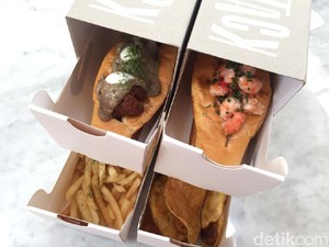 Stack: Yummy! Lobster dan Wagyu Ball Sandwich Tumpuk yang Kekinian