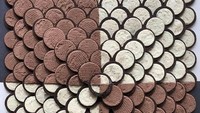 Yang ini tak kalah keren. Ini dibuat dari biskuit oreo yang ditata membentuk piramida. Warna krim ditengah biskuit ditata rapi juga dengan warna putih dan coklat. Foto: Istimewa