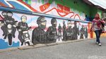 Keren! Mural Stop Hoax dan Pungli Mejeng di Bekasi