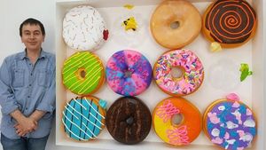 10 Makanan Raksasa Ini Dibuat Oleh Seniman Pahat
