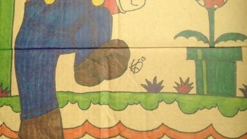 Jadi karakter Mario Bross. (Foto: sadanduseless)