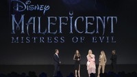 Angelina Jolie mempromosikan film terbarunya yakni Maleficient: Mistress of Evil. Dok. The Walt Disney Company/Image Group LA