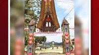 Gapura SMA Kristen Barana meraih juara dalam kategori pemenang lembaga/instansi/perusahaan/organisasi  (Dok.Instagram @festivalgapura)