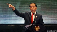 Momen Jokowi saat berbicara di depan anggota DPR dan DPD RI periode 2019-2024.