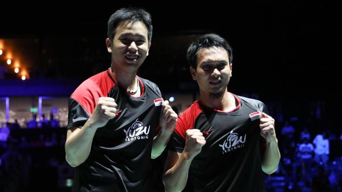 Hendra Setiawan/Mohammad Ahsan. (Foto: dok. Humas PBSI) Hendra Setiawan/Mohammad Ahsan. (Foto: dok. Humas PBSI)