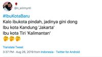 Jokowi Umumkan Ibu Kota Baru, Ini Komentar Kocak Netizen