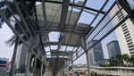 Penampakan Atap JPO Dukuh Atas 1 yang Bolong-bolong
