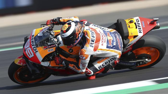 Jorge Lorenzo puas meski cuma finis ke-14 di MotoGP Inggris 2019 (Bradley Collyer/PA via AP)