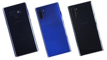Ponsel yang dibongkar ifixit adalah Galaxy Note 10+ 5G. Foto: ifixit