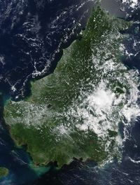 Melihat Potret Kalimantan dari Luar Angkasa
