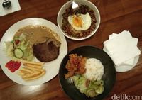 Menu Nusantara dan western (Tasya/detikcom)