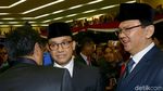 Momen Anies-Ahok-Djarot Saling Sapa di Pelantikan DPRD DKI