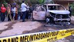 Begini Kondisi Mobil Berisi Dua Mayat yang Terbakar di Sukabumi