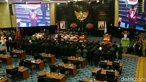Suasana Pelantikan 106 Anggota DPRD DKI 2019-2024