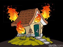 Tak Diberi Uang untuk Bayar Utang, Anak di Jogja Bakar Rumah Orang Tua