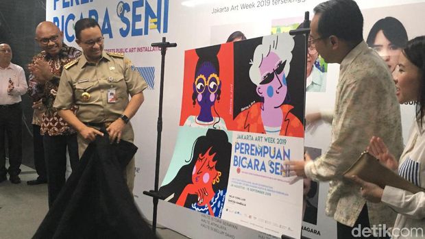 Halte Bus dan Stasiun MRT di Sudirman-Thamrin Dipercantik Seni Rupa
