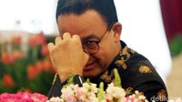 Lagi, ekspresi Anies saat ibu kota resmi dipindah ke Kaltim.