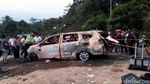 Begini Kondisi Mobil Berisi Dua Mayat yang Terbakar di Sukabumi