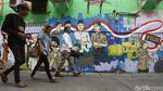 Keren! Mural Stop Hoax dan Pungli Mejeng di Bekasi