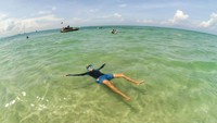 Pulau Gusung tak hanya ada di Karimunjawa atau Raja Ampat, Kabupaten Penajam Paser Utara juga punya. Lokasi persisnya ada di perairan Pantai Tanjung Jumlai (@murdi.al.usman/Instagram)