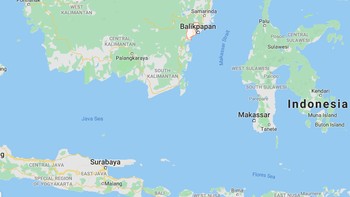 Ini penampakannya dilihat dengan lebih luas. Foto: Google Maps