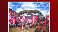 Gapura Penghargaan Khusus diberikan kepada warga Kampung Arugia, Distrik Mbua, Kabupaten Nduga (Dok.Instagram @festivalgapura).