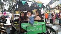 Maksimal untuk naik GrabAndong adalah 6 orang. Tapi lebih nyaman kalau kamu naik berempat (Elmy Tasya Khairally/detikcom)