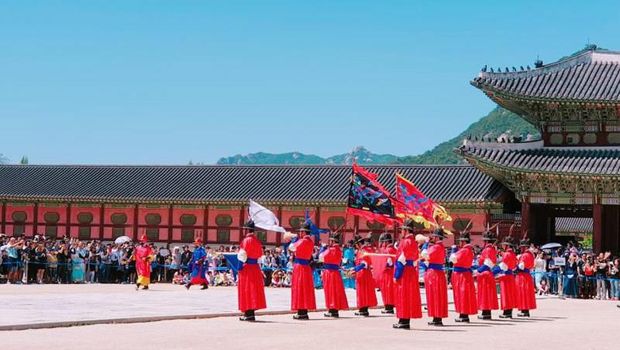 Istana di Seoul, Korea Selatan.