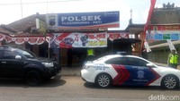 Begini suasana di Polsek Tlogowungu, Pati, pascapembacokan Kanit Provos, Aiptu Kosrin, Selasa (27/8/2019).