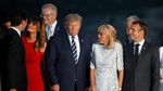 Viral Tatapan Melania Trump Saat Mencium Pipi PM Kanada