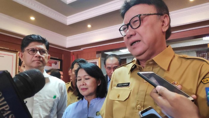 Rapat koordinasi antara lembaga dan kementerian ini dilaksanakan di Kantor Kemendagri, Jakarta Pusat, Selasa (27/8/2019).