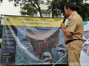 DKI Targetkan 31 Trotoar Terintegrasi ke Transportasi Umum di Tahun 2020