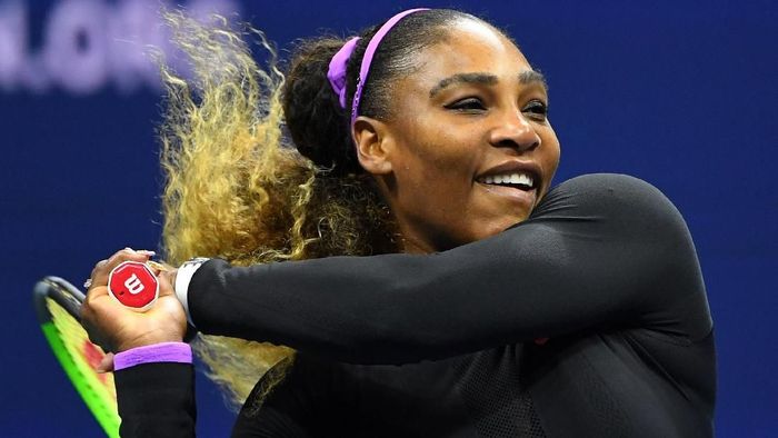 JUDI ONLINE Serena Williams menyingkirkan Maria Sharapova di babak pertama Amerika Serikat Terbuka 2019 (Foto: Robert Deutsch-USA TODAY Sports)