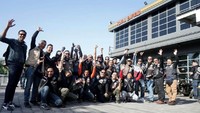 Ada juga beberapa pecinta motor yang berasal dari negeri tetangga turut mengikut kegiatan yang dimulai pada pukul 08.30 pagi WITA tersebut.  Foto: dok. RoRI