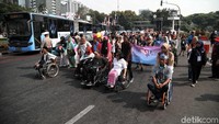 Kegiatan tersebut bertujuan untuk mengampanyekan tentang keadilan hak asasi  manusia warga difabel.