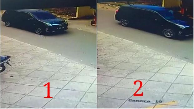Video Penampakan 2 Mobil Angkut Mayat Ayah-Anak Tiri Sebelum Dibakar