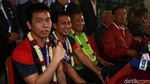 Kalung Bunga Sambut Hendra/Ahsan di Tanah Air