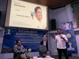 Di Depan Mahasiswa UI, Calon Ketum Hipmi Sarankan Jadi Pengusaha Muda