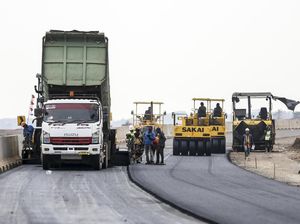 Lagi Masa Pandemi, Konstruksi Tol Trans Sumatera Jalan Terus