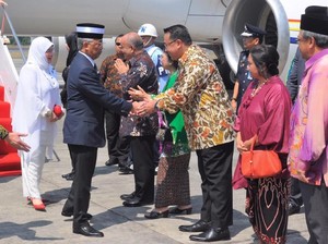 Di Yogyakarta, Raja Malaysia Disambut Mendes PDTT
