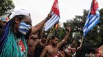 Bawa Bendera Bintang Kejora, Mahasiswa Papua Demo di Kemendagri