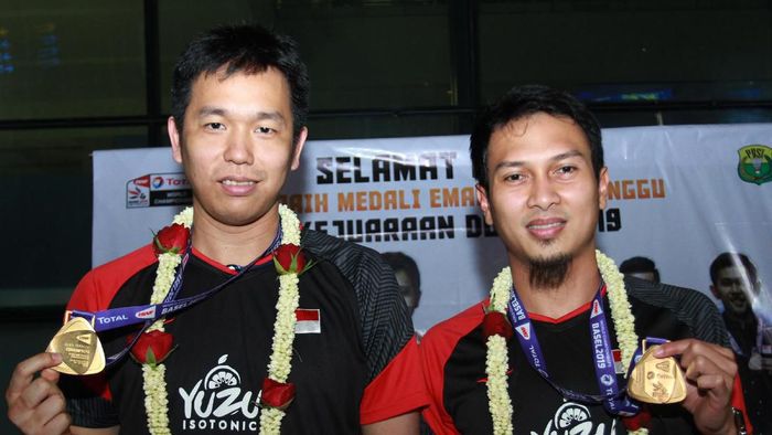 Hendra Setiawan/Mohammad Ahsan ingin pelan-pelan saja menuju Olimpiade 2020 (ANTARA FOTO/Muhammad Iqbal)