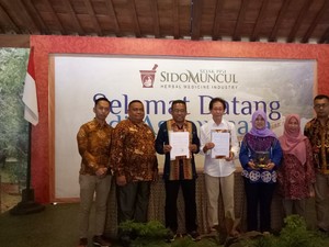 Sido Muncul Lakukan Kerja Sama Pengembangan Tanaman Obat Herbal