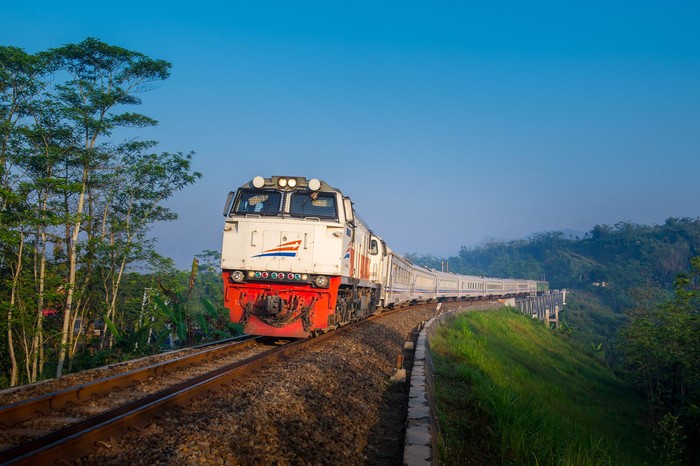 Ilustrasi kereta api