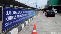 Uji coba jalur angkutan umum dilakukan sejak Jumat (23/8/2109) hingga satu bulan ke depan.