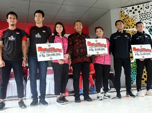 Hendra/Ahsan Diguyur Bonus Ratusan Juta oleh Kemenpora
