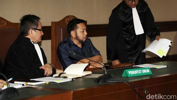 Terpidana korupsi proyek e-KTP Setya Novanto mengajukan peninjauan kembali (PK) di Pengadilan Negeri Jakarta Pusat. Sidang perdana digelar hari ini, Rabu (28/8/2019.