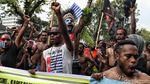 Bawa Bendera Bintang Kejora, Mahasiswa Papua Demo di Kemendagri