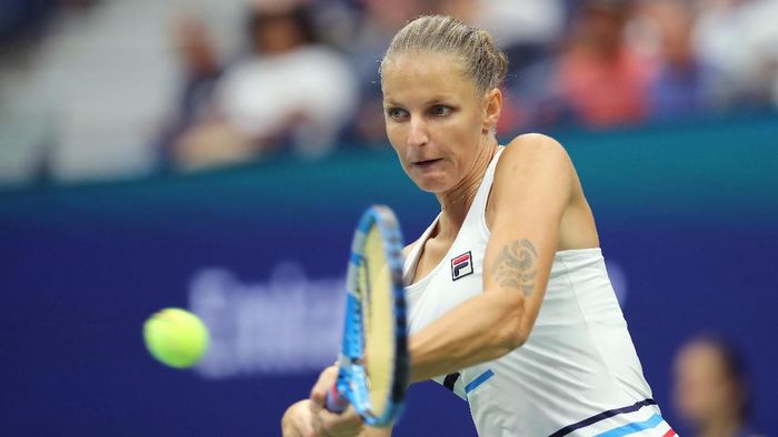 JUDI ONLINE Karolina Pliskova melaju ke babak ketiga AS Terbuka 2019. (Foto: Elsa/Getty Images)