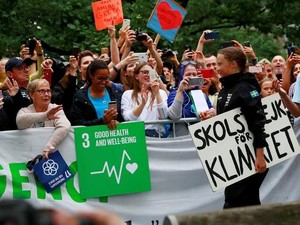 Seberangi Atlantik dengan Perahu Layar, Aktivis Greta Thunberg Tiba di New York